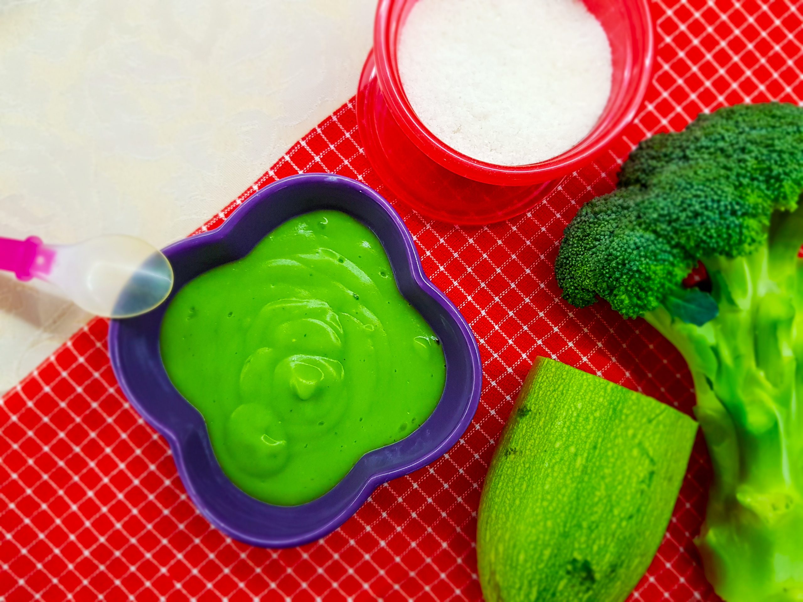 Зеленчукова каша со брокула (6+)