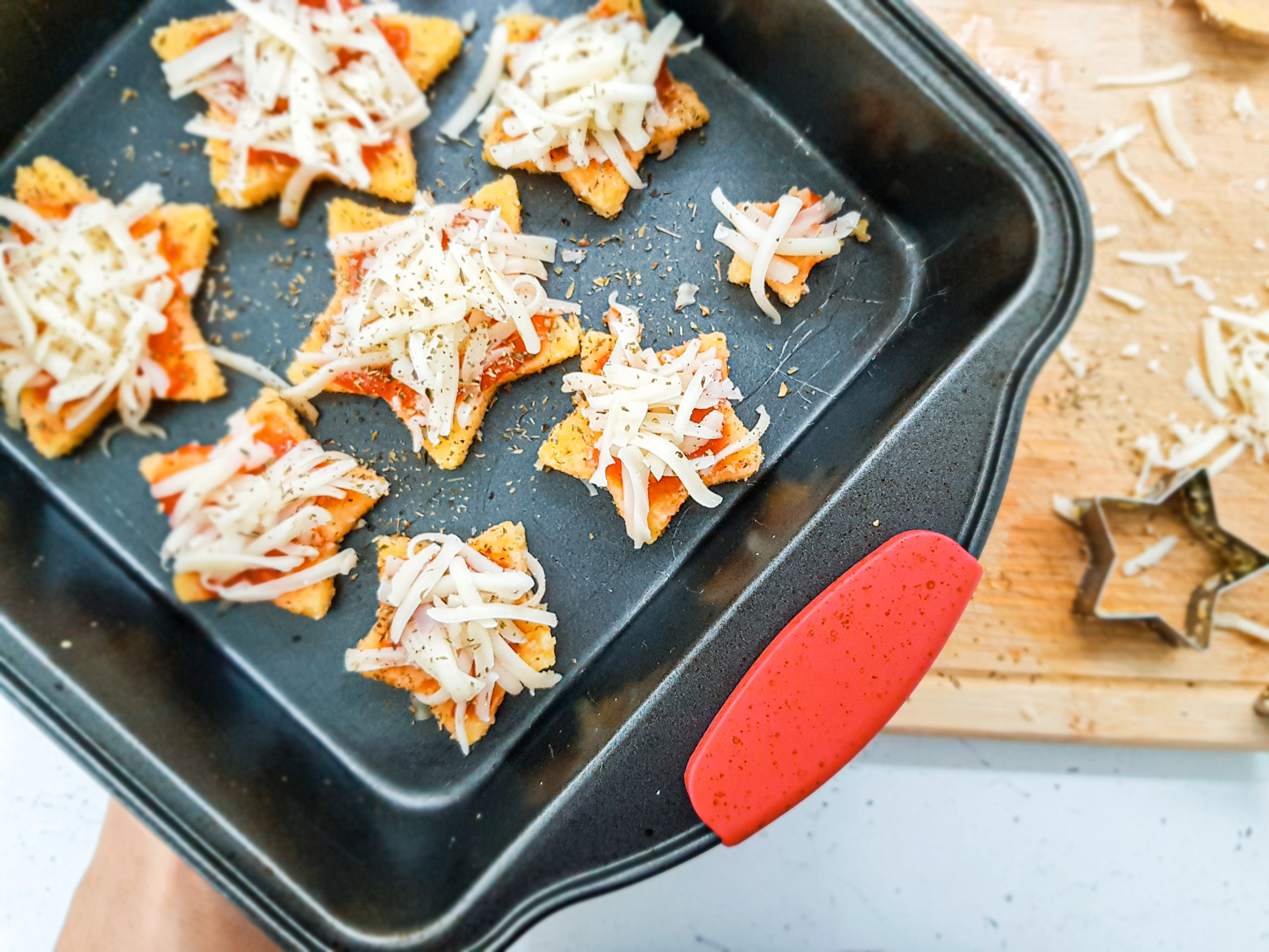 Палента мини пици за бебе (8+ месеци)