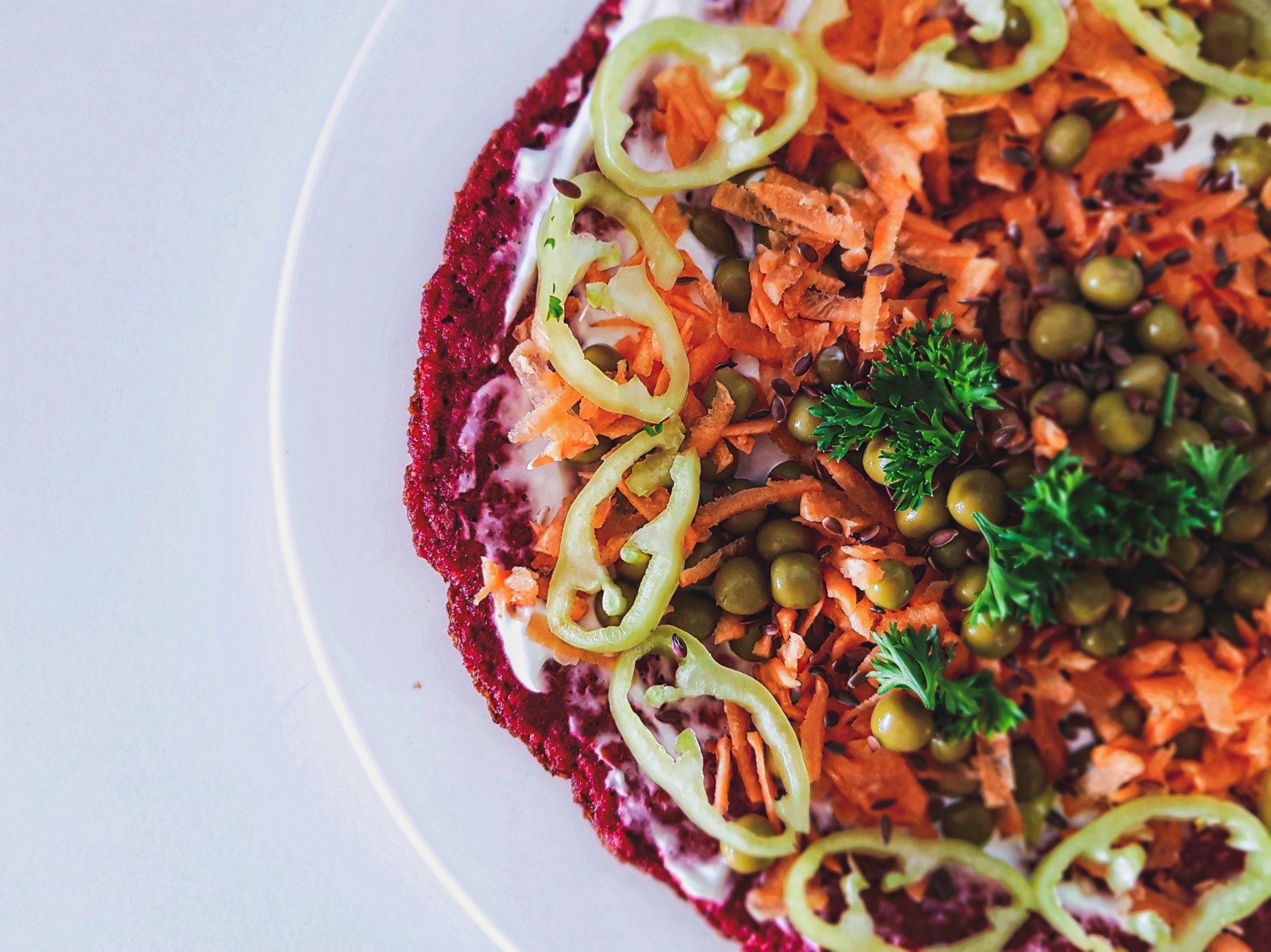 Црвен омлет со цвекло