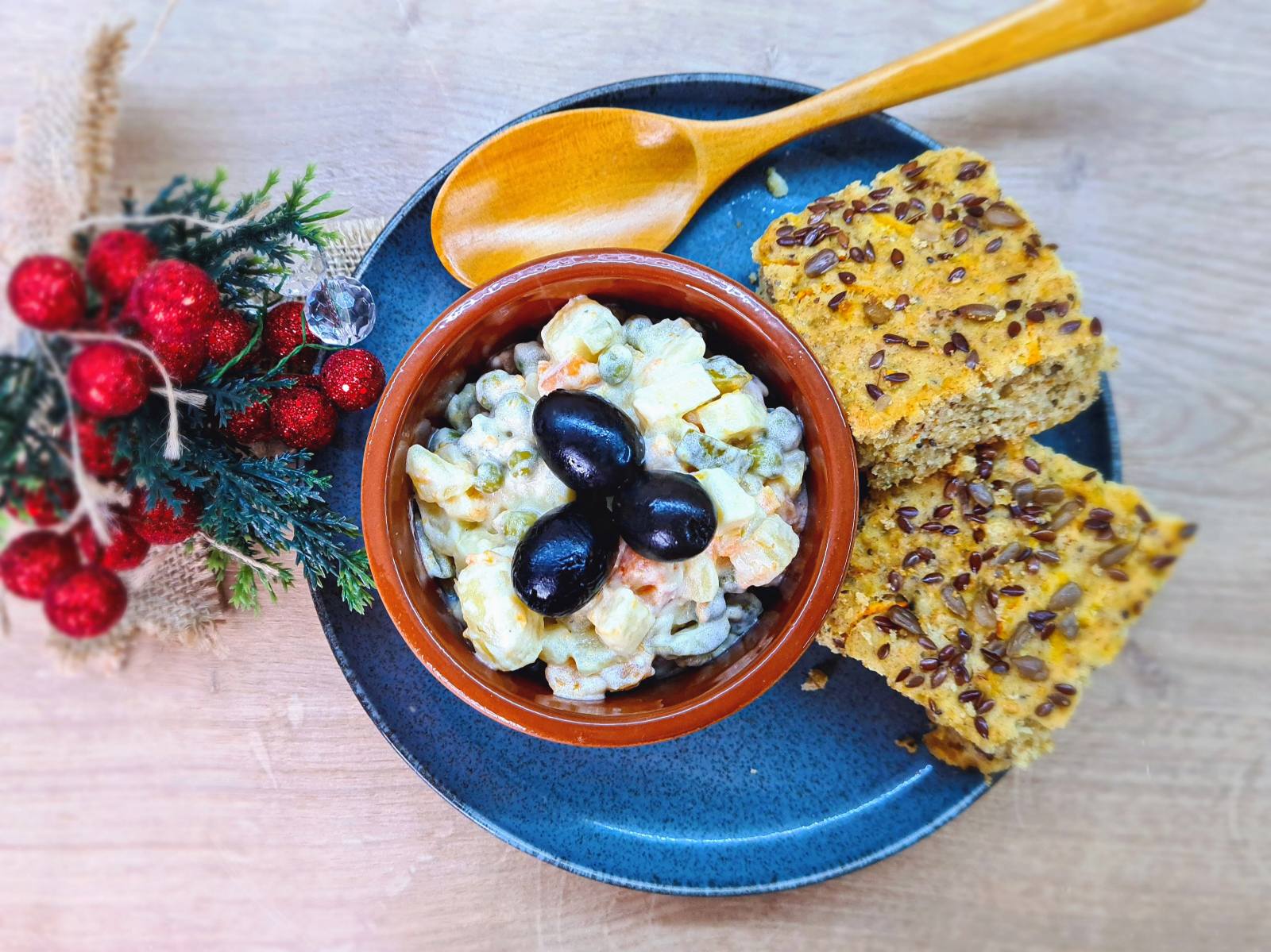 Поинаква здрава верзија на руска салата